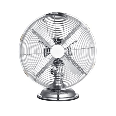 Mistral 30cm Retro Chrome Desk Fan Bunnings Warehouse