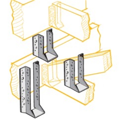 Lumberlok Joist Hanger 47x120mm Galvanised Bunnings Warehouse