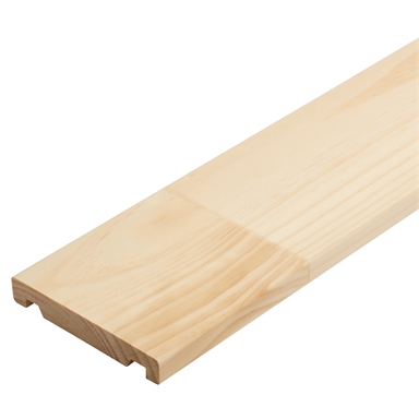 Pinetrim 114 X 18mm Untreated Finger Jointed Pine Double Groove