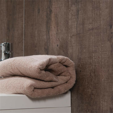Beyond Tiles 2400 X 620mm 10mm Rough Wood Fibo Waterproof Wall Panel