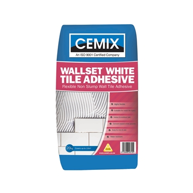 Cemix 20kg White Wallset Tile Adhesive Bunnings Warehouse - Bathroom Tile Glue Bunnings Cemix 20kg White Wallset Tile Adhesive Bunnings Warehouse - Bathroom Tile Glue Bunnings