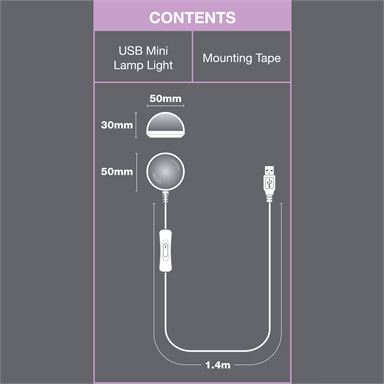 Arlec Led Usb Mini Lamp Bunnings Warehouse