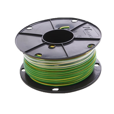 2.5mm Single Core Conduit Cable GREEN//YELLOW COLOUR
