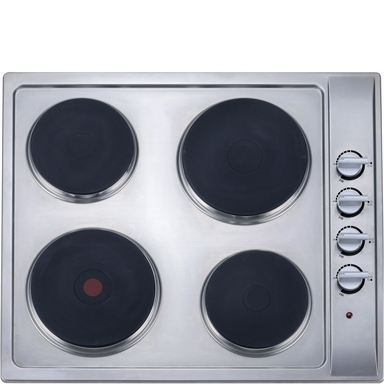 Bellini 60cm Stainless Steel 4 Burner Electric Cooktop Bunnings