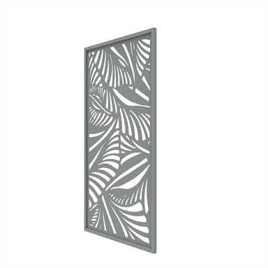 Protector Aluminium 1840 X 940mm Charcoal Jungle Framed
