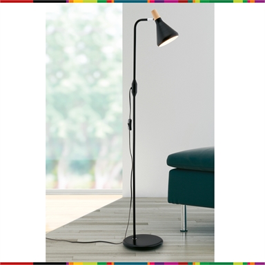 Verve Design Black Mateo Floor Lamp Bunnings Warehouse