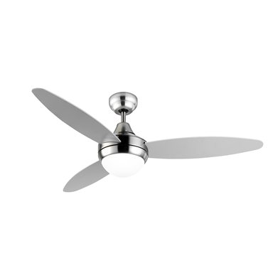 Arlec 1200mm Northera Chrome Ceiling Fan With Light Bunnings