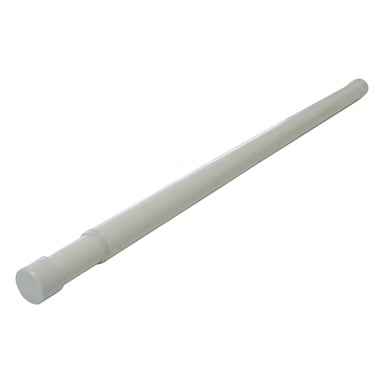 Italio Extendable Wardrobe Rail 1830 2440mm White Bunnings Warehouse