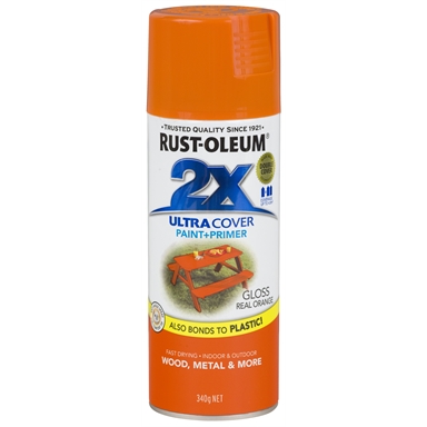 Rust Oleum 340g Gloss 2x Ultra Cover Paint And Primer Real