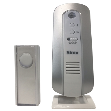 Simx Silver White Appointment Door Chime Bunnings Warehouse