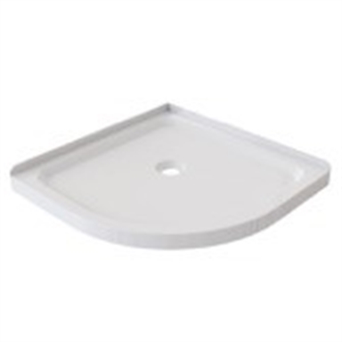 Stein 900 X 900mm 2 Sided Curved Shower Tray Bunnings Warehouse