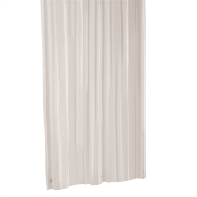 Barelli Frosting White Peva Shower Curtain