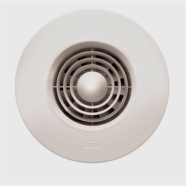 Hpm 100mm White Round Slimline Exhaust Fan Wall Kit Bunnings