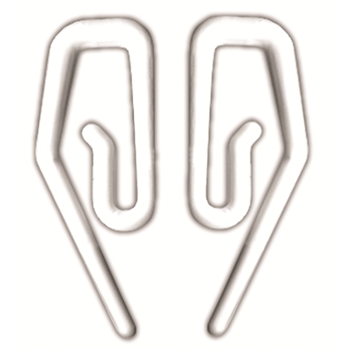 Windoware Permette White Ww Curtain Hook 24 Pack Bunnings