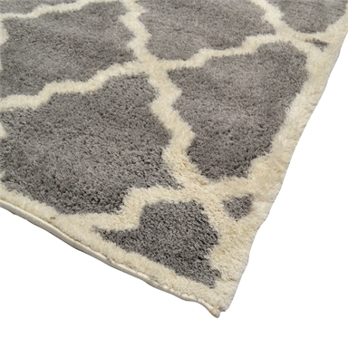 Serene 160 X 230cm Grey Lattice Rug Bunnings Warehouse