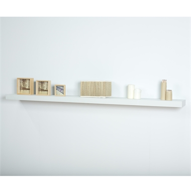 Montgomery 1800 X 240 X 50mm White Floating Shelf Bunnings Warehouse
