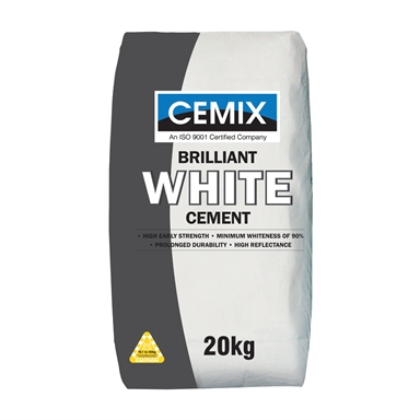 Cemix 20kg White Portland Cement Bunnings Warehouse