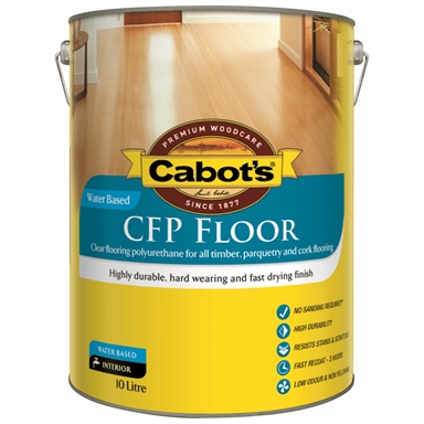 Cabot S 10l Water Based Satin Clear Cfp Polyurethane Floor