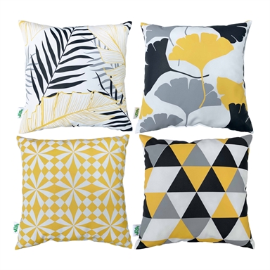 Sommersault 45cm Yellow Outdoor Cushion Bunnings Warehouse