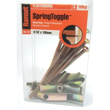TOGGLE BOLTS 3//16/" X 3/" STEEL ROUND HEAD BOX OF 38 NEW SURPLUS