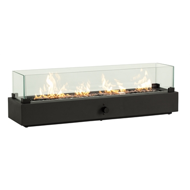 Decofire Black Gas Fire Table Top Bunnings Warehouse