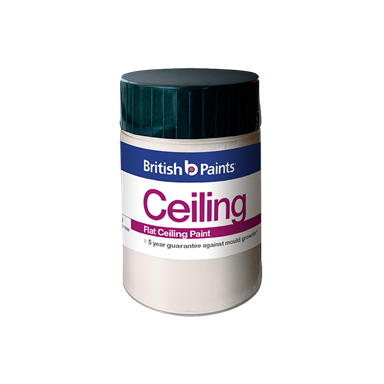 British Paints 100ml White Flat Ceiling Paint Bunnings Warehouse