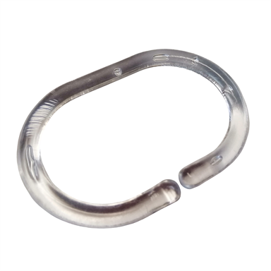 Barelli Clear Shower Curtain Rings 12 Pack Bunnings Warehouse