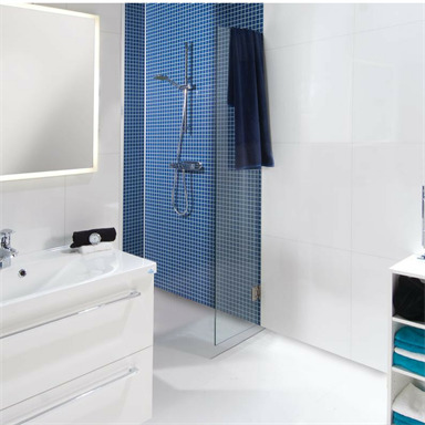 Beyond Tiles 2400 X 620mm 10mm Denver White Fibo Waterproof Beyond Tiles 2400 X 620mm 10mm Denver