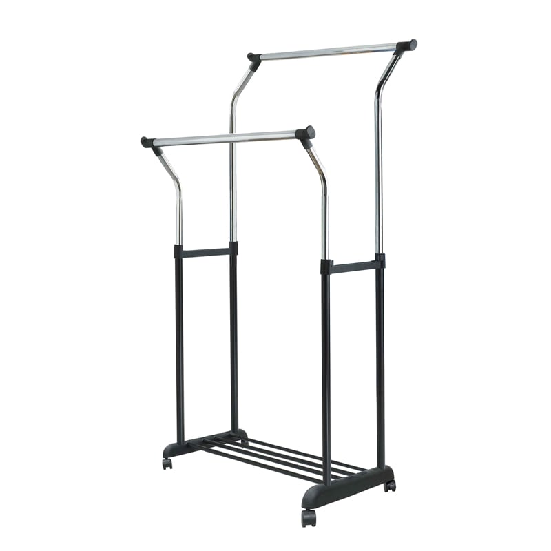 All Set 90 X 52 5 X 111 170cm Double Bar Adjustable Height Garment