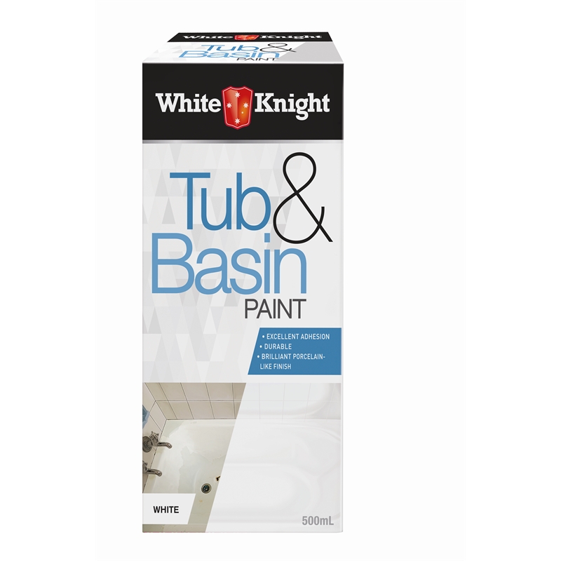White Knight 500ml Tub And Basin Paint Bunnings Warehouse White Knight 500ml Tub And Basin