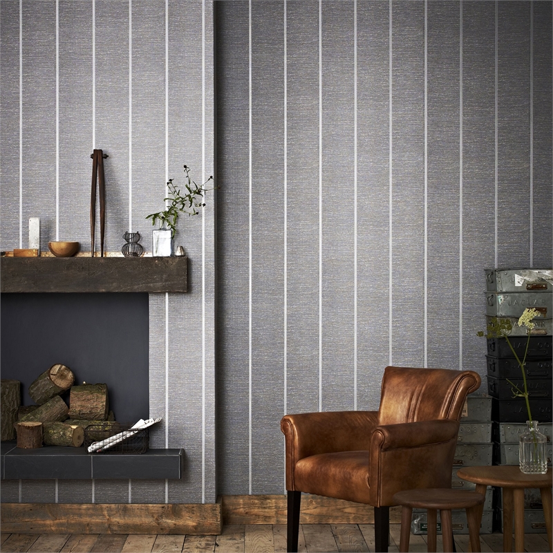 Graham Brown 52cm X 10m Charcoal Prarie Wallpaper Bunnings Warehouse