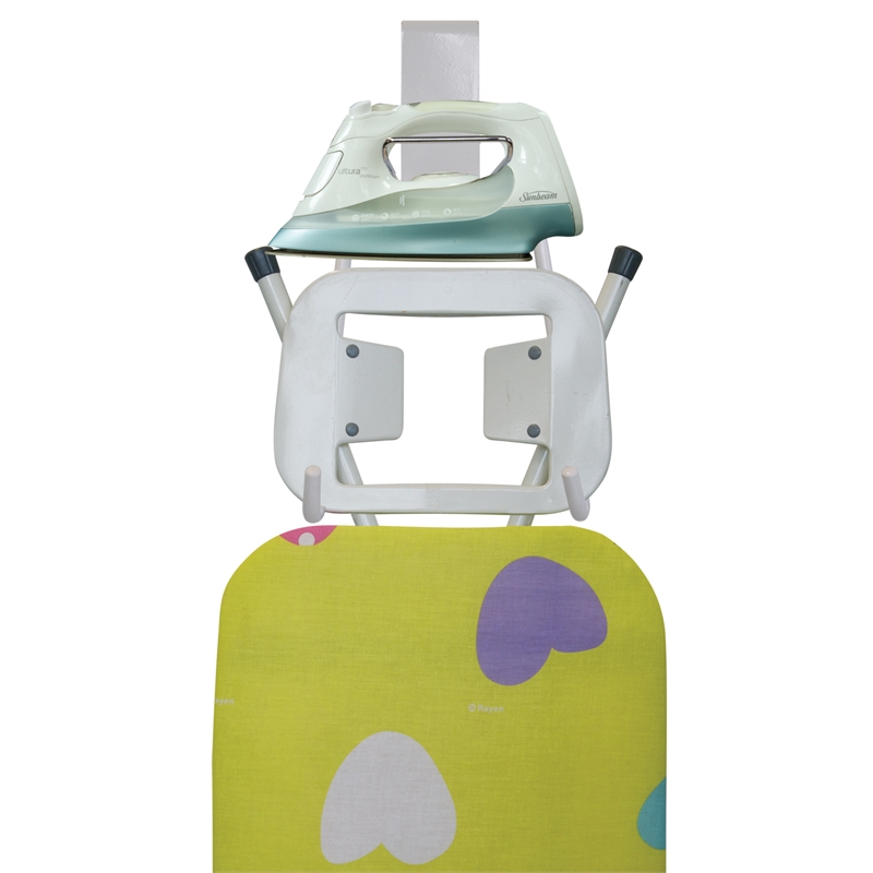 Ltw Metai Over Door Ironing Board Holder White Bunnings Warehouse