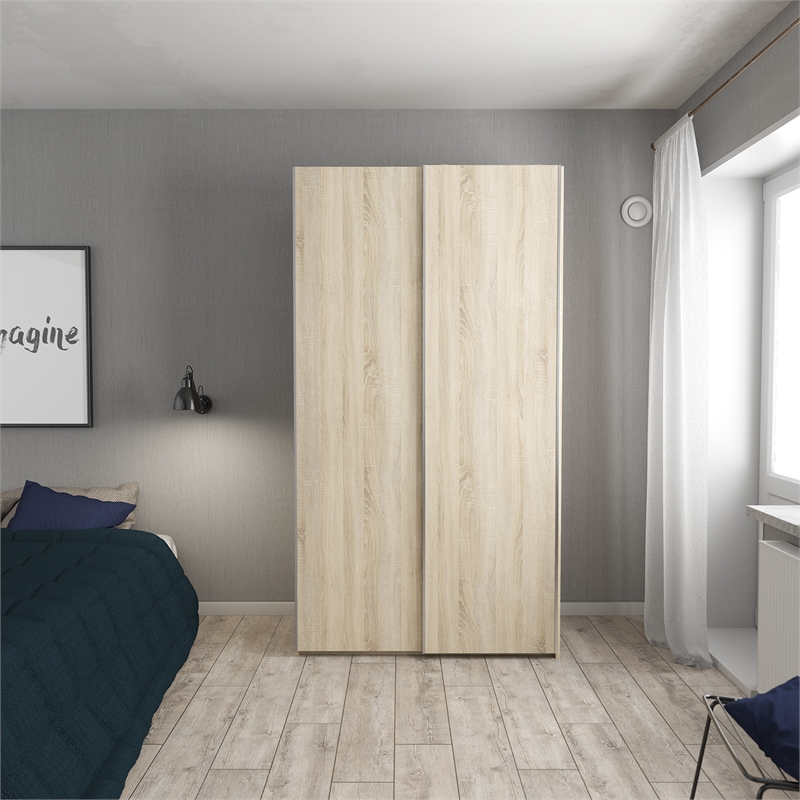 Flexi Storage Oak Sliding Wardrobe Door