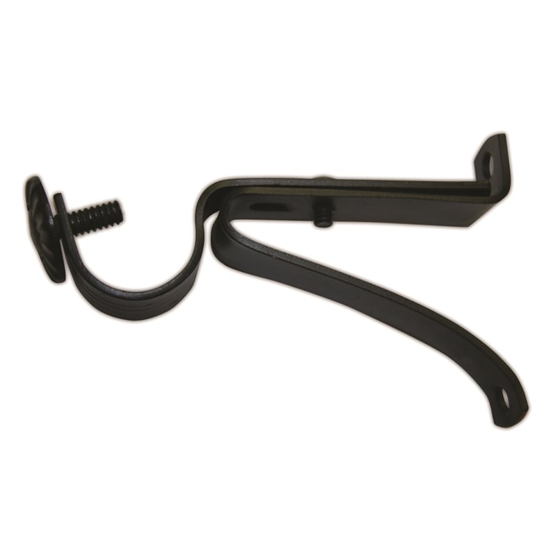Windoware Curtain Rod Bracket 75 100mm Wrought Iron 2pk Bunnings