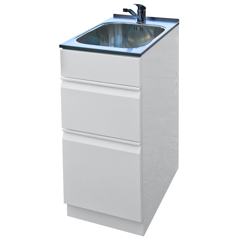 Dissco Laundry Tub Twin Drawer 350x560mm Bunnings Warehouse