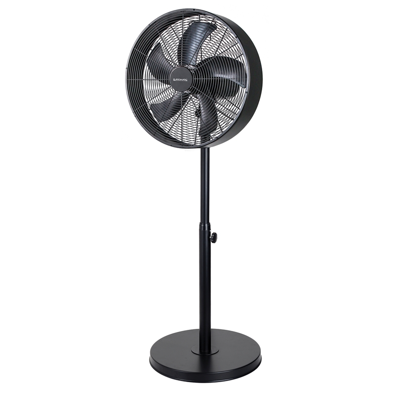 Euromatic 40cm Black Drum Pedestal Fan Bunnings Warehouse