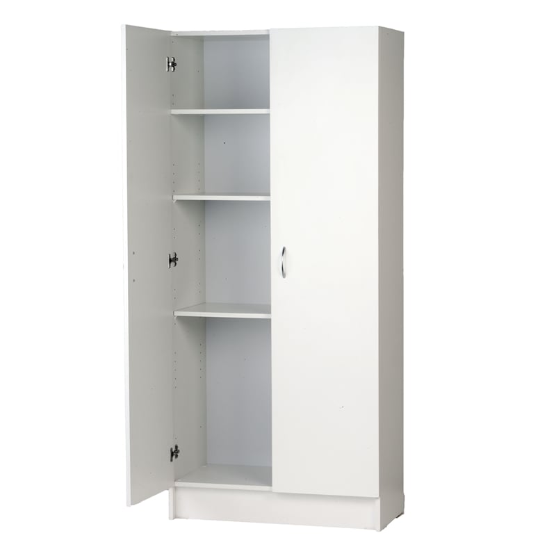 Bedford 900mm White 2 Door Pantry Bunnings Warehouse