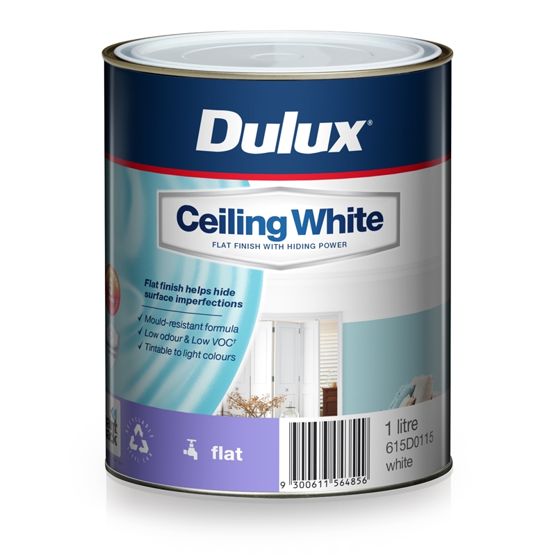 Dulux 1l Ceiling White Paint Bunnings Warehouse