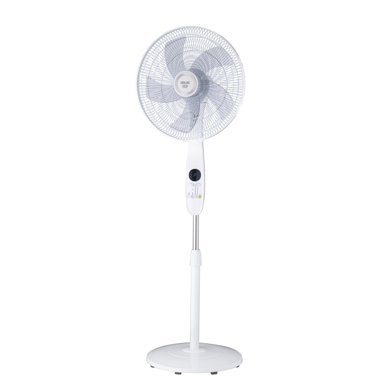 Arlec 40cm White Smart Pedestal Fan With Grid Connect Bunnings
