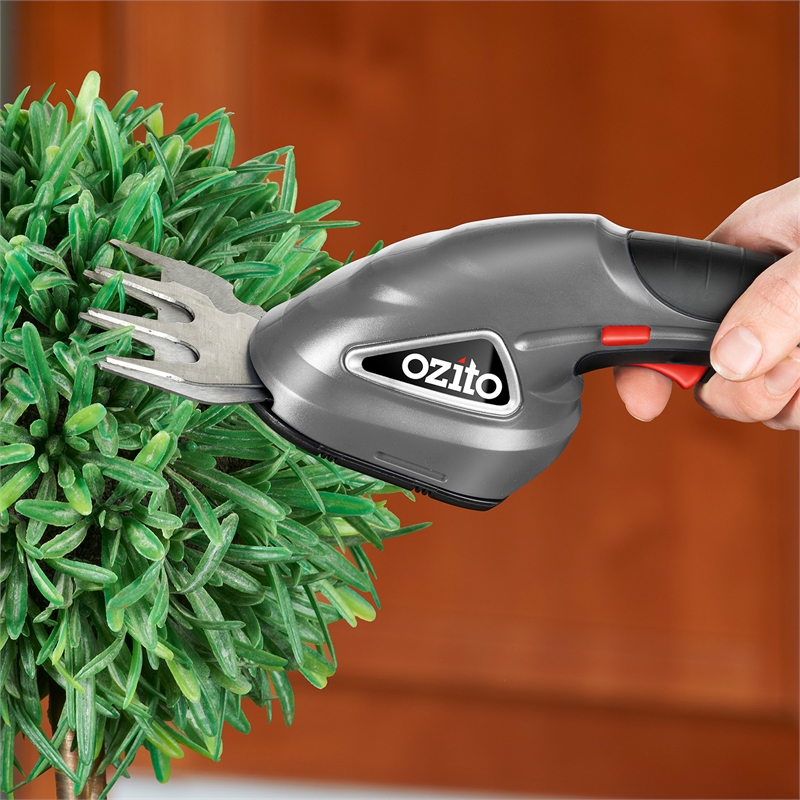 ozito cordless hedge grass trimmer