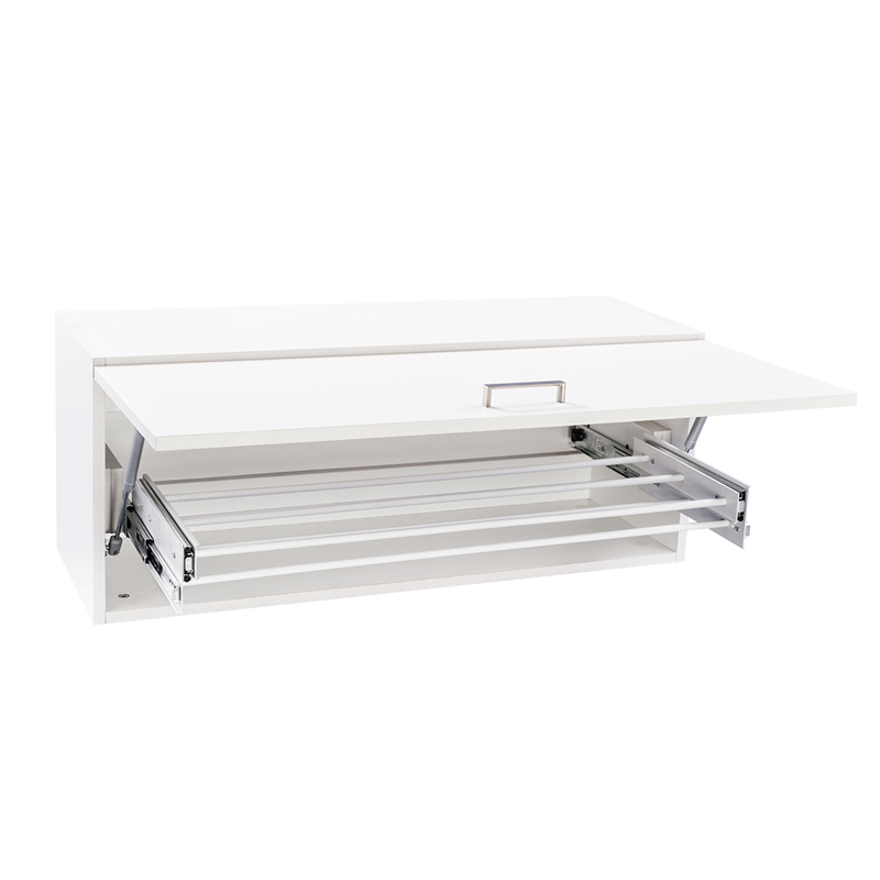 Flatpax 900mm White Utility Wall Drying Cabinet Bunnings Warehouse